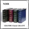 Reliure GRANDE GIGANT Classic - AVEC Etui assorti - NOIR - Reliure Vide (306703  ou CLGRSETGS) Leuchtturm