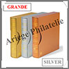 Reliure GRANDE Classic - AVEC Etui assorti - SILVER - Reliure Vide (361117 ou CLGRSETSI) Leuchtturm