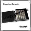 Reliure OPTIMA Classic - NOIR - Avec Fermeture Intégrée - VIDE (310766 ou CLOPBOBIS) Leuchtturm
