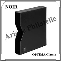 Etui OPTIMA Classic - NOIR - Pour Reliure OPTIMA Classic (301114  ou CLOPKAS)
