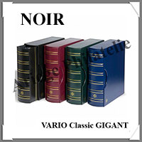 Reliure VARIO GIGANT Classic - AVEC Etui assorti - NOIR - Reliure Vide (360984 ou CLVASETGS)