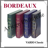 Reliure VARIO Classic - AVEC Etui assorti - BORDEAUX - Reliure Vide (336281 ou CLVASETR)