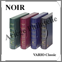Reliure VARIO Classic - AVEC Etui assorti - NOIR - Reliure Vide (360983 ou CLVASETS)