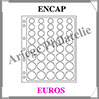 Pages GRANDE ENCAP - 40 Cases - 5 Séries CAPSULES 'EURO' - Set de 2 Pages Transparentes (327928 ou ENCAPEURO) Leuchtturm