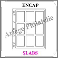 Pages GRANDE ENCAP - 9 Cases - Pour SLAB - Set de 2 Pages Transparentes (320310 ou ENCAPSLAB)