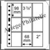 Feuilles GRANDE 3x3C - TRANSPARENTES - 9 Cases (323456 ou GRANDE3/3C) Leuchtturm