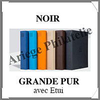 Reliure GRANDE PUR - AVEC Etui assorti - NOIR -  Reliure 1er Prix (359527 ou GRPURSETS)