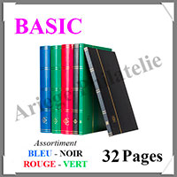 Classeur BASIC - 32 Pages NOIRES - ASSORTIMENT (319097 ou LS4-16)