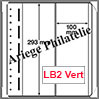 Feuilles LB2VERT - 2 Cases Verticales : 293x100 mm (315141 ou LB2VERT) Leuchtturm