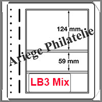 Feuilles LB3MIX - 1 Poche et 2 Bandes : 190x124 et 190x59 mm (338117 ou LB3MIX)