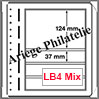 Feuilles LB4MIX - 1 Poche et 3 Bandes : 190x124 et 190x37 mm (328433 ou LB4MIX) Leuchtturm