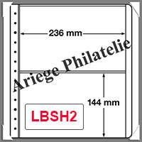 Feuilles LBSH2 - 2 Poches : 236x144 mm (324854 ou LBSH2)