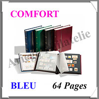 Classeur COMFORT- 64 Pages BLANCHES - BLEU (341309 ou LP4-16-BL)