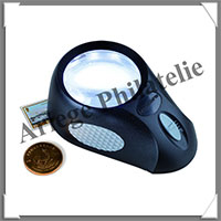 LOUPE  POSER - 6 LED - Grossissement x5 - Lentille 65 mm (345409 ou LU34)