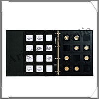 Recharges MATRIX Noires - Pour 12 Cartons Monnaies 5x5 cm - Paquet de 2 (345706 ou MATRIXETS)