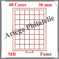 MEDAILLIER FUME - 48 CASES - Plaques de Muselets de CHAMPAGNE (322045 ou MB48)