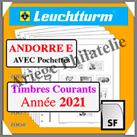 ANDORRE 2021 - Poste Espagnole - AVEC Pochettes (N07SSF-21 ou 366824)