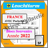 FRANCE 2022 - Blocs Souvenirs - AVEC Pochettes (N15BSSF-22 ou 369485)