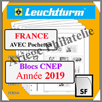 FRANCE 2019 - Blocs CNEP - AVEC Pochettes (N15CNEPSF-19 ou 362914)
