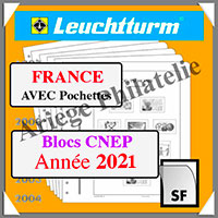 FRANCE 2021 - Blocs CNEP - AVEC Pochettes (N15CNEPSF-21 ou 366820)