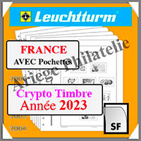 FRANCE 2023 - Crypto Timbre - AVEC Pochettes (N15KRYSF-22 ou 371779)