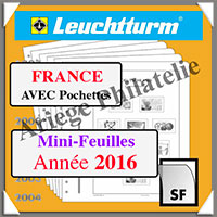 FRANCE 2016 - Mini Feuilles (Bloc Chinois : Singe) - AVEC Pochettes (N15KSF-16 ou 356743 )