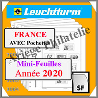 FRANCE 2020 - Mini Feuilles - AVEC Pochettes (N15KSF-20 ou 964911)