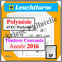 POLYNESIE FRANCAISE 2016 - AVEC Pochettes (N15PFSF-16 ou 357211)