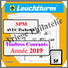 SAINT-PIERRE et MIQUELON 2019 - AVEC Pochettes (N15PMSF-19 ou 363049) Leuchtturm