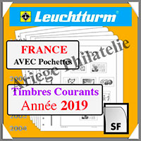 FRANCE 2019 - Timbres Courants - AVEC Pochettes (N15SF-19 ou 362910)