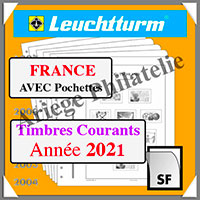 FRANCE 2021 - Timbres Courants - AVEC Pochettes (N15SF-21 ou 366813)