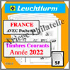 FRANCE 2022 - Timbres Courants - AVEC Pochettes (N15SF-22 ou 369484) Leuchtturm