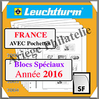 FRANCE 2016 - Blocs SPECIAUX - AVEC Pochettes (N15SN1SF-16 ou 356740 )