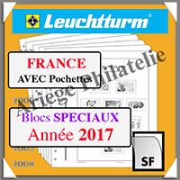 FRANCE 2017 - Feuillet Sabine de GANDON - AVEC Pochettes (N15SNSF-17 ou 358957