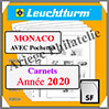 MONACO 2020 - Carnets - AVEC Pochettes (N16CASF-20 ou 365008) Leuchtturm