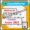 MONACO 2022 - Carnets - AVEC Pochettes (N16CASF-22 ou 369009) Leuchtturm