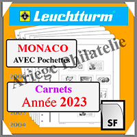 MONACO 2023 - Carnets - AVEC Pochettes (N16CASF-23 ou 371783)