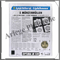 OPTIMA 12K - Recharge de 5 Pages - Spcial Cadres CARTONS de 50x50 mm (309197 ou OPTIMA12K ou OPTIMAM12K)