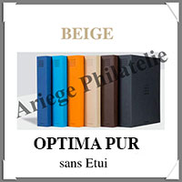 Reliure OPTIMA PUR - SANS Etui assorti - BEIGE -  Reliure 1er Prix (356765 ou OPTPURBINBE)