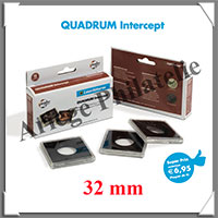 QUADRUM 'Intercept' pour PIECES de 32 mm - Boite de 6 (344157 ou QUADRUMINT32)