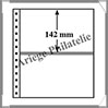 Feuille R2C - TRANSPARENTE - 2 Poches : 142x248 mm - Paquet de 5 Feuilles (359383 ou R2C) Leuchtturm