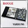 Promotion VARIO F6S - ROUGE - Reliure avec Etui assorti et 15 Pages VARIO 6S (VARIO F6SR) Leuchtturm