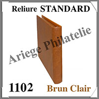 Reliure STANDARD - BRUN CLAIR - Reliure sans Etui  (1102Y-H)