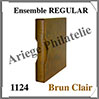 Ensemble REGULAR - BRUN CLAIR - Reliure avec Etui assorti (1124-H) Lindner