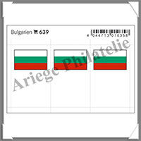 ETIQUETTE Autocollante - DRAPEAU - BULGARIE (Drapeau 639)