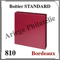 Boitier STANDARD - BORDEAUX - Pour Reliure STANDARD 1102 (810BY-W)