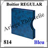 Boitier REGULAR - BLEU - Pour Reliure REGULAR 1104 (814-B) Lindner