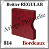 Boitier REGULAR - BORDEAUX - Pour Reliure REGULAR 1104 (814-W) Lindner