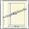 Feuilles NEUTRES - LINDNER dT - 1 BANDE - 189x238 mm (dT802107) Lindner
