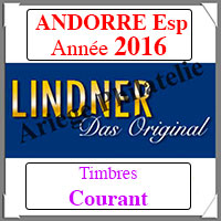 ANDORRE Espagnole 2016 - Timbres Courants (T123/16-2016)